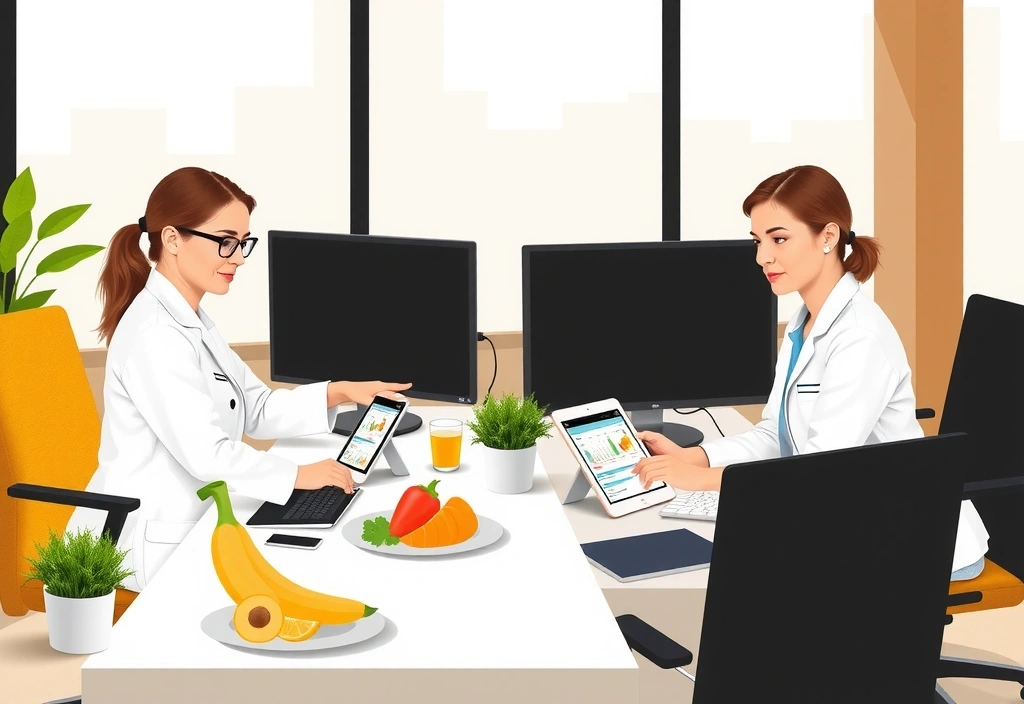 Zespół Dietoplanplcz podczas pracy nad nowymi planami żywieniowymi